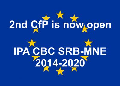 Објављен Други позив за достављање предлога пројеката у оквиру ИПА Програма прекограничне сарадње Србија – Црна Гора 2014-2020